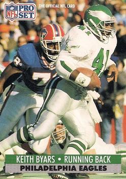Keith Byars Philadelphia Eagles 1991 Pro set NFL #255